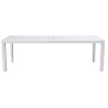 Tavolo Naxos allungabile alluminio bianco 160-240x90 cm giardino