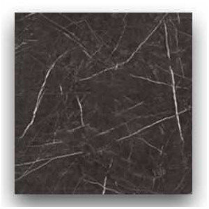 Top Tavolo Nobilitato Mineral Black Nero Quadro Cm 69x69x2,5