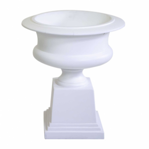 Zoom Portavaso resina bianco opaco cm58x58h67