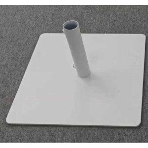 Zoom Base Ombrellone Arny Metallo Bianco Quadro Cm 45x45h24