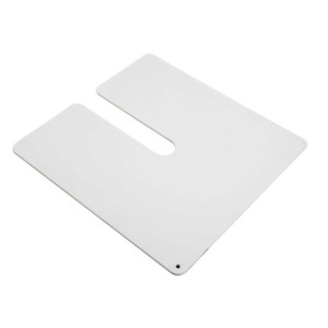 Zoom Base Ombrellone Arny Metallo Extra Peso 5,5kg Bianco Quadro Cm 45x45x0,4