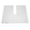 Base Ombrellone Arny Metallo Extra Peso 5,5kg Bianco Quadro Cm 45x45x0,4