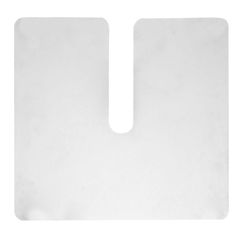 Base Ombrellone Arny Metallo Extra Peso 5,5kg Bianco Quadro Cm 45x45x0,4