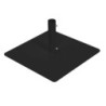 Base Ombrellone Arny Metallo Nero Quadro Cm 45x45h24