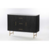 Mobile Legno Bengala Nero Top Marmo Cm 120x38h85