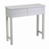 Mobiletto Eleonora consolle bianco 2 cassetti cm80x30h74