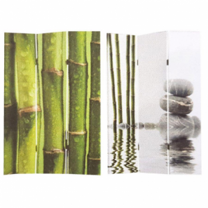 Paravento stampa 3 ante bambu' cm120,6x2,5h180