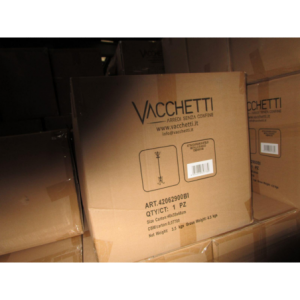 Zoom Attaccapanni a stelo metallo bianco cm ø34h180