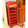 Mobile cantinetta cabina telefonica inglese cm44x44h120