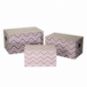 Baule ecopelle 1-3 marroncino rettangolare cm64x40h35