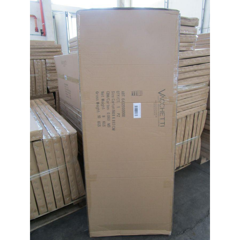 Scaffale metallo jessica nero 4p cm59x29h158