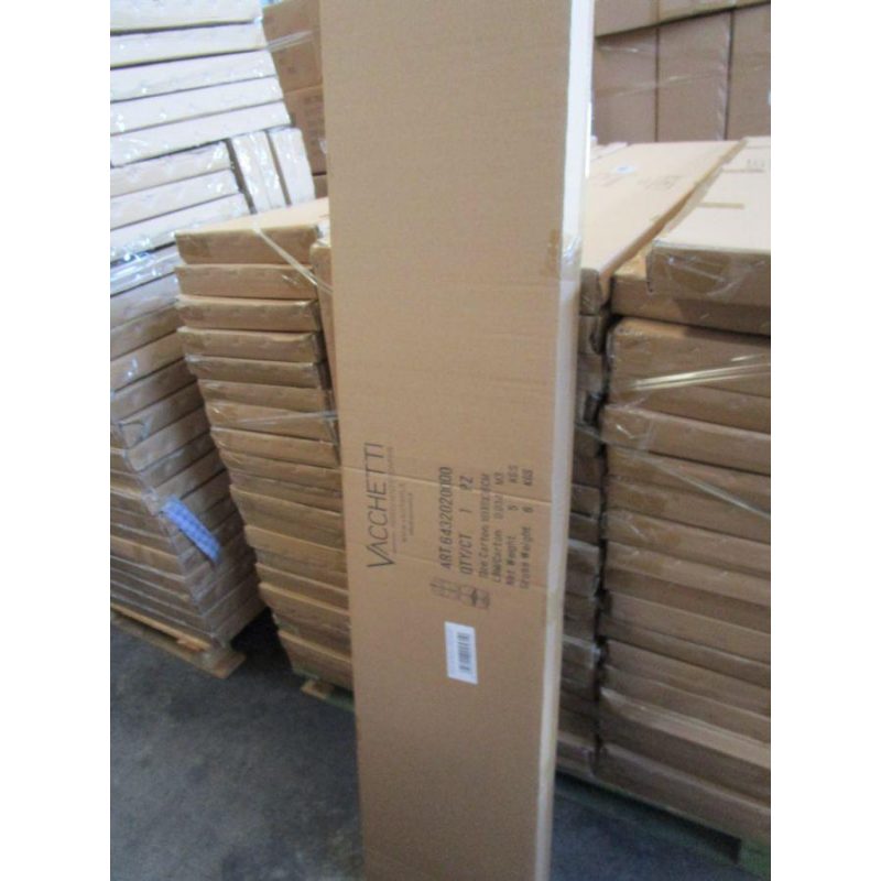 Scaffale metallo jessica nero 4 piani ad angolo cm48x33h160