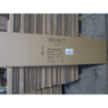 Scaffale metallo jessica nero 4 piani ad angolo cm48x33h160