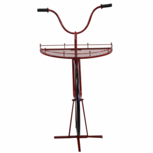 Zoom Mensola metallo bicicletta rosso cm64x33/38h81/115