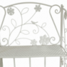 Scaffale metallo milena 4 piani bianco cm59x29h158