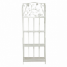 Scaffale metallo milena 4 piani bianco cm59x29h158