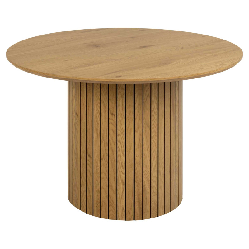 Tavolo Legno Vico Naturale Tondo Cm ø120h75
