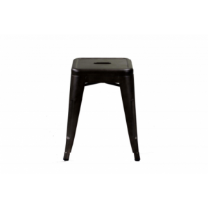 Zoom Sgabello ferro bristol marrone cm 39x39h45