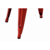 Sgabello ferro bristol rosso cm39x39h45