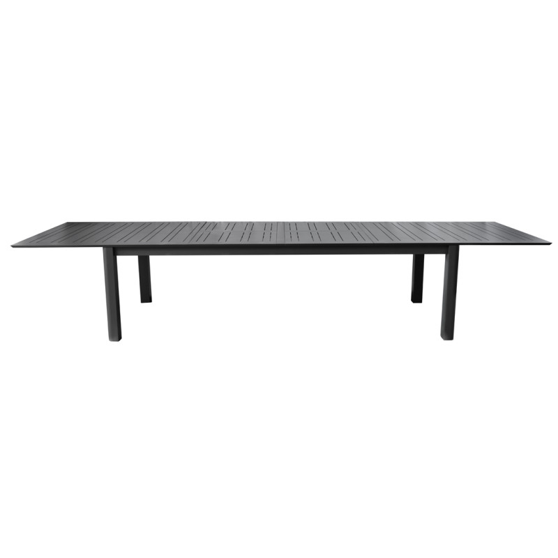 Tavolo Santorini allungabile 265-398x110 antracite doppio allungo