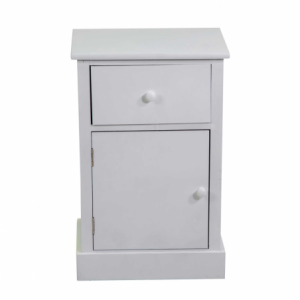 Zoom Mobiletto Eleonora cassettiera bianco 1anta + 1 cassetto cm 38x28h58