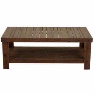 Zoom Tavolino legno ankara 2 piani rettangolare cm120x60h45
