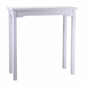 Tavolo esposizione legno nantes bianco rettangolare cm114x46h100