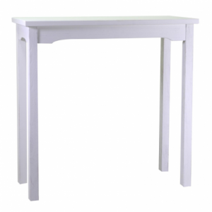 Tavolo esposizione legno nantes bianco rettangolare cm154x46h100