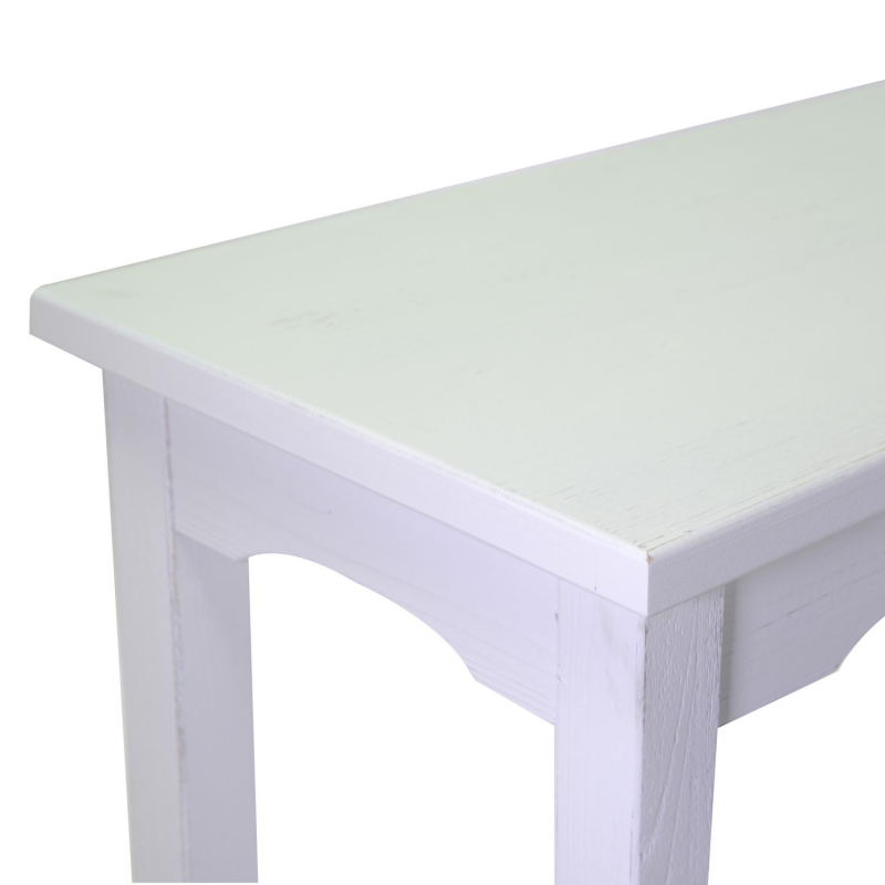 Tavolo esposizione legno nantes bianco quadro cm50x50h70