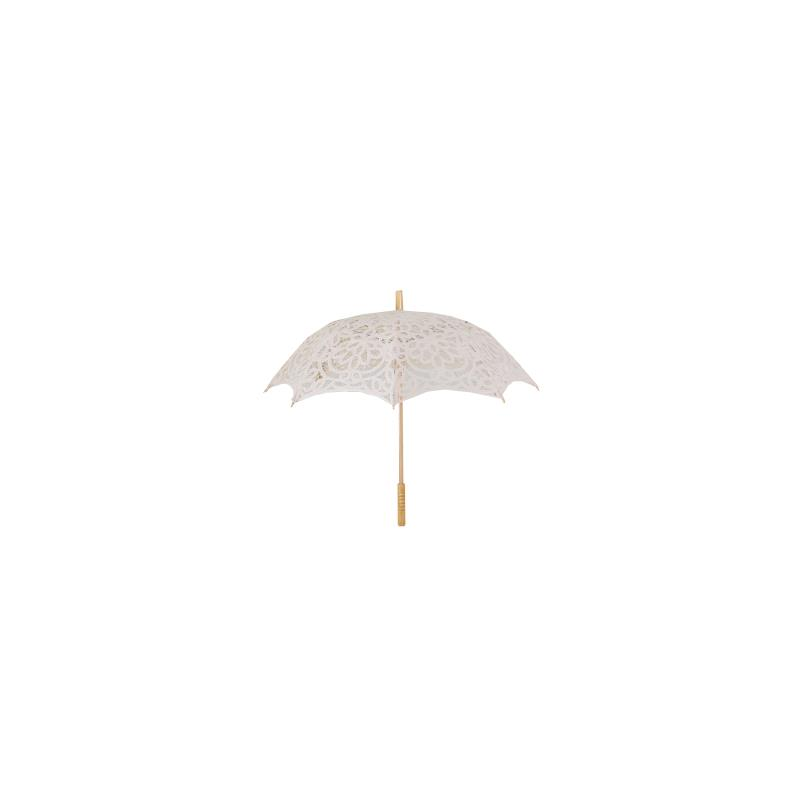 Ombrello pizzo traforato crema cmÃ¸80x66