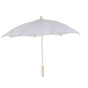 Ombrello pizzo traforto bianco cmÃ¸60x44