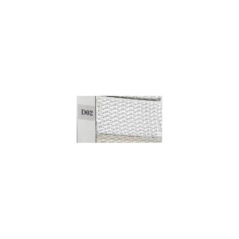 Scatola poliestere 1-7 bianco rettangolare c/manici metallo cm40x30h21,5