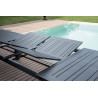 Tavolo Santorini allungabile 265-398x110 antracite doppio allungo