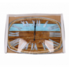 Orologio vetro numeri romani con corda cm60x40x4