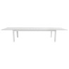 Tavolo Santorini allungabile 265-398x110 bianco doppio allungo