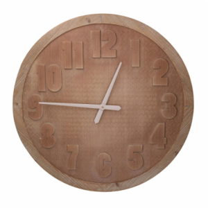 Orologio legno marrone cmø74x3
