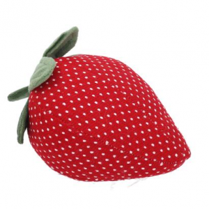 Fermaporta poliestere fragola cm12x12h18