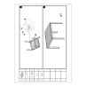 Set Tavolo alluminio + 4 Sedie alluminio sullivan bianco con textilene bianco cm 55x46h43/88