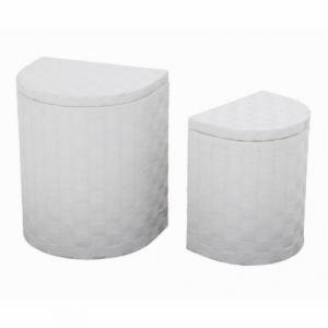 Cestone paper bianco c/fod 1-2 45x35h54mezzaluna