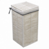 Cestone paper hilary bianco quadro pieghevole cm31x31h60