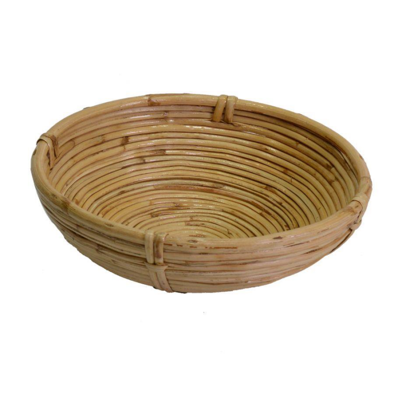 Cesta giunco naturale tondo cmø19xh7x19