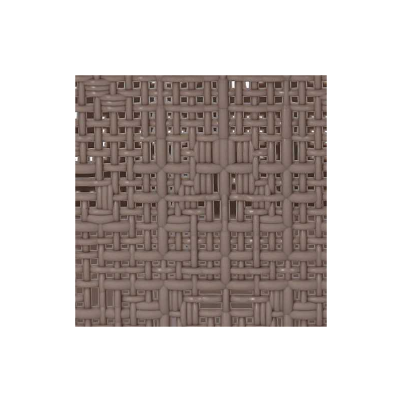 Cassetto plastica tortora rettangolare cm53x34h24,5
