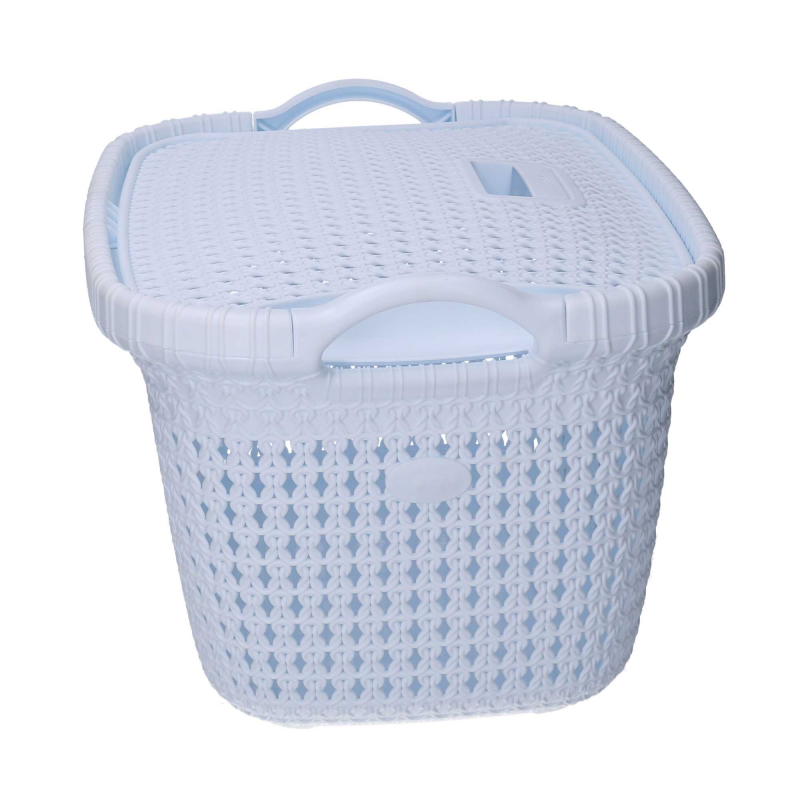 Cesto portabiancheria in plastica da appendere, pieghevole