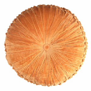 Zoom Cuscino velluto arancione cm ø40h12