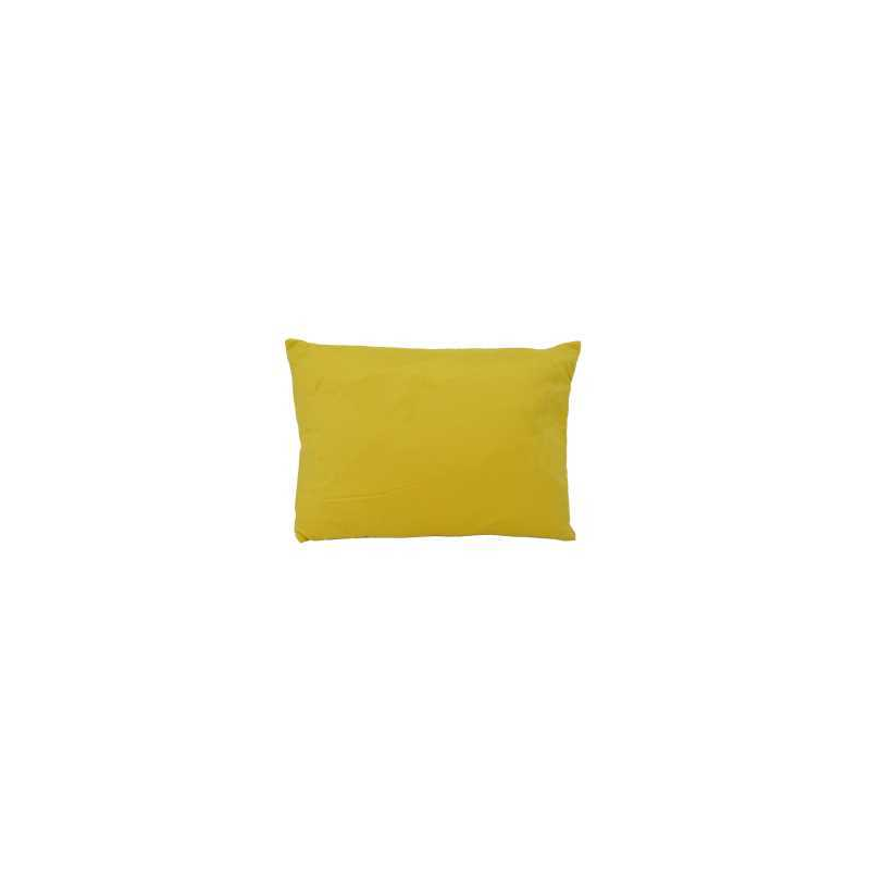 Cuscino velluto giallo rettangolare cm35x50h10