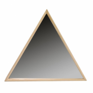 Specchio legno triangolo cm45,5x2,5h39,5