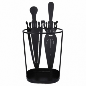 Zoom Portaombrelli con ombrelli ovale cm 27x17,5h53,5