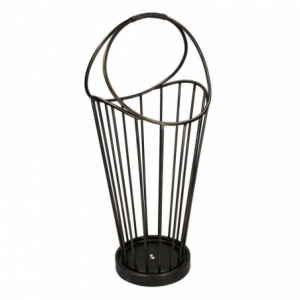 Portaombrelli metallo bronzo scuro tondo cm32x30h52/70