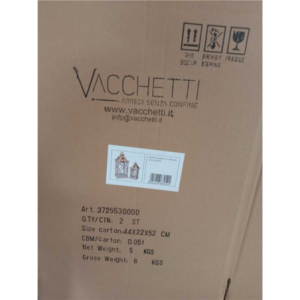 Zoom Lanterna legno 1-3 nero cm35x35h118