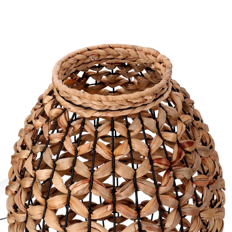 Lampada rattan naturale con attacco cm ø31h44,5